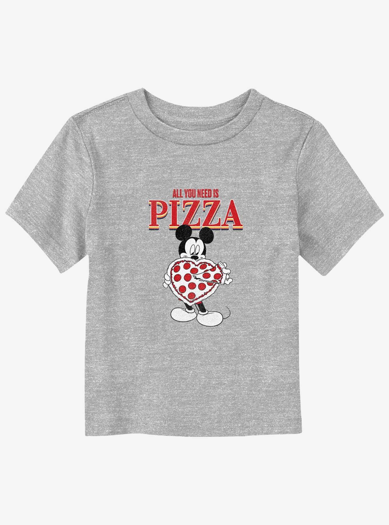 Disney Mickey Mouse All You Need Is Pizza Toddler T-Shirt, , hi-res