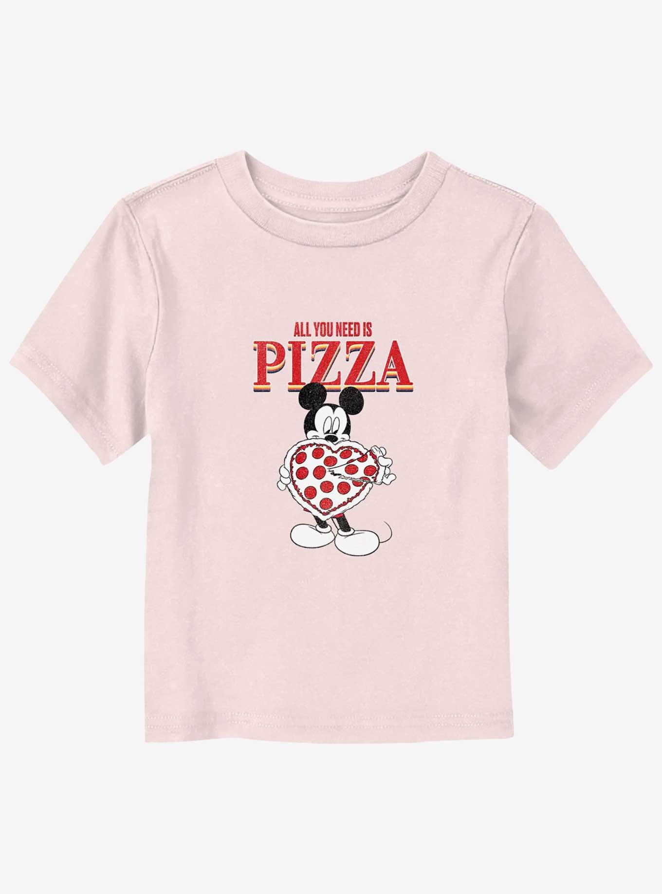 Disney Mickey Mouse All You Need Is Pizza Toddler T-Shirt