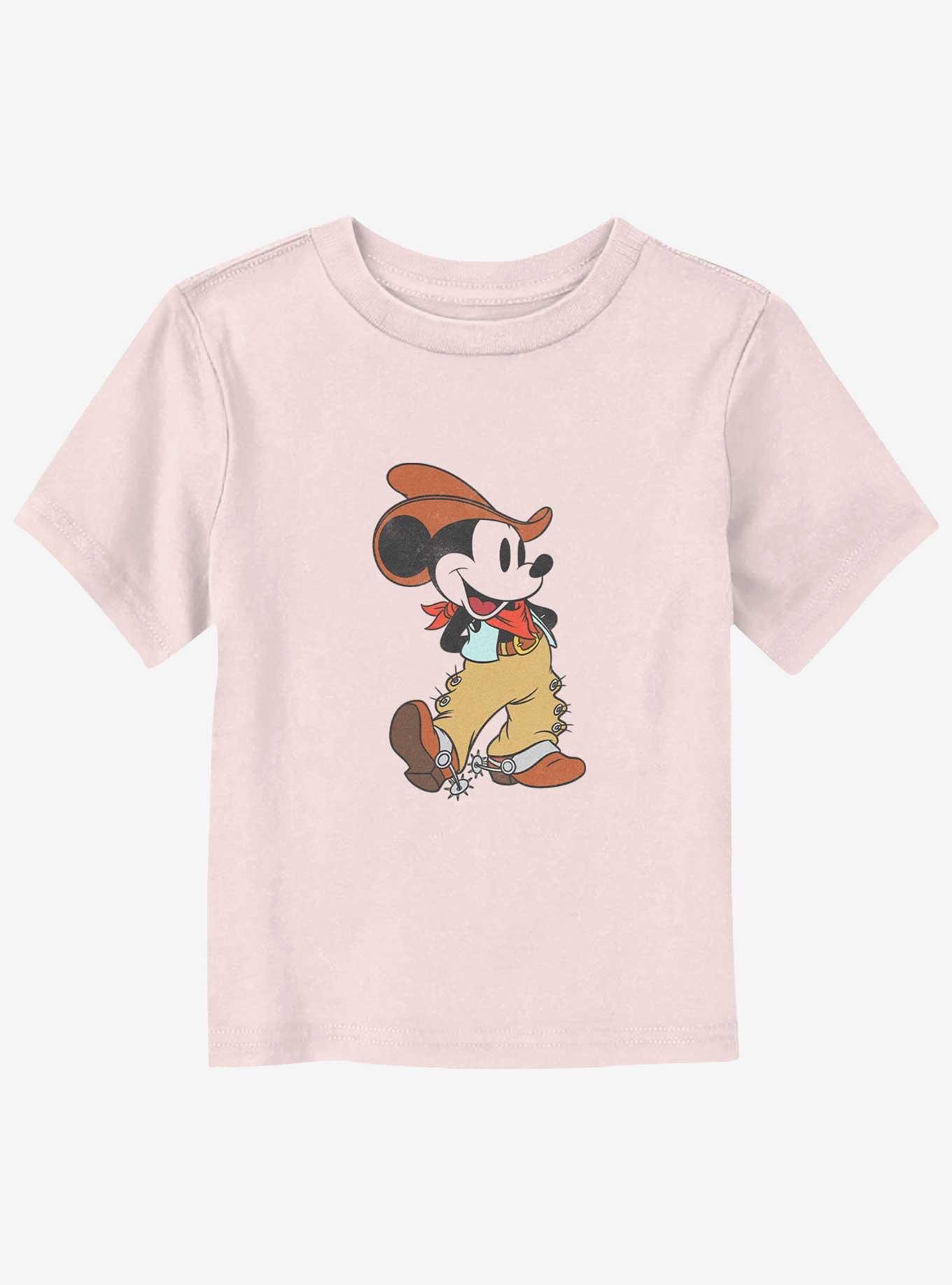 Disney Mickey Mouse Western Toddler T-Shirt, LIGHT PINK, hi-res