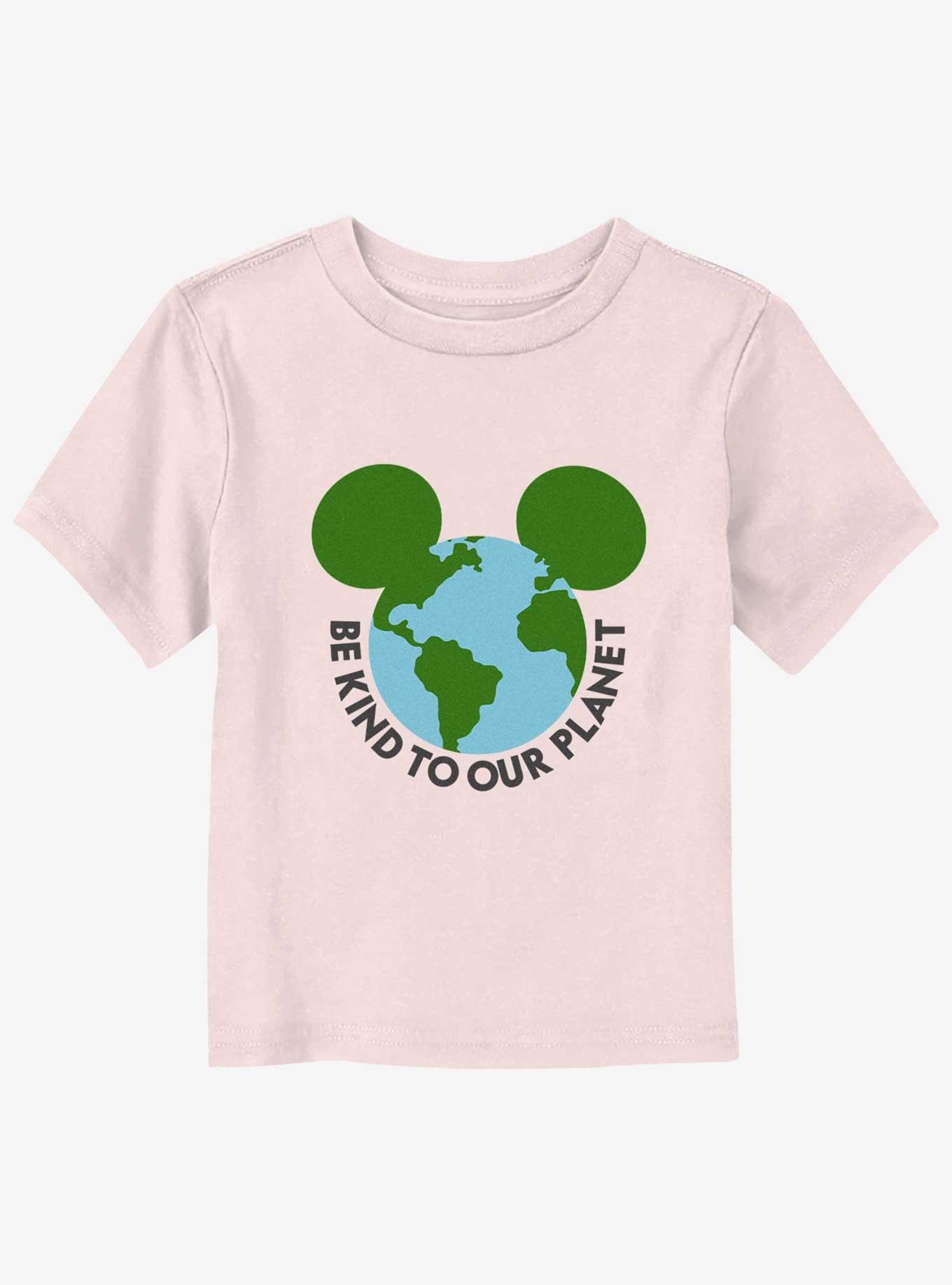 Disney Mickey Mouse Be Kind To Our Planet Toddler T-Shirt, LIGHT PINK, hi-res