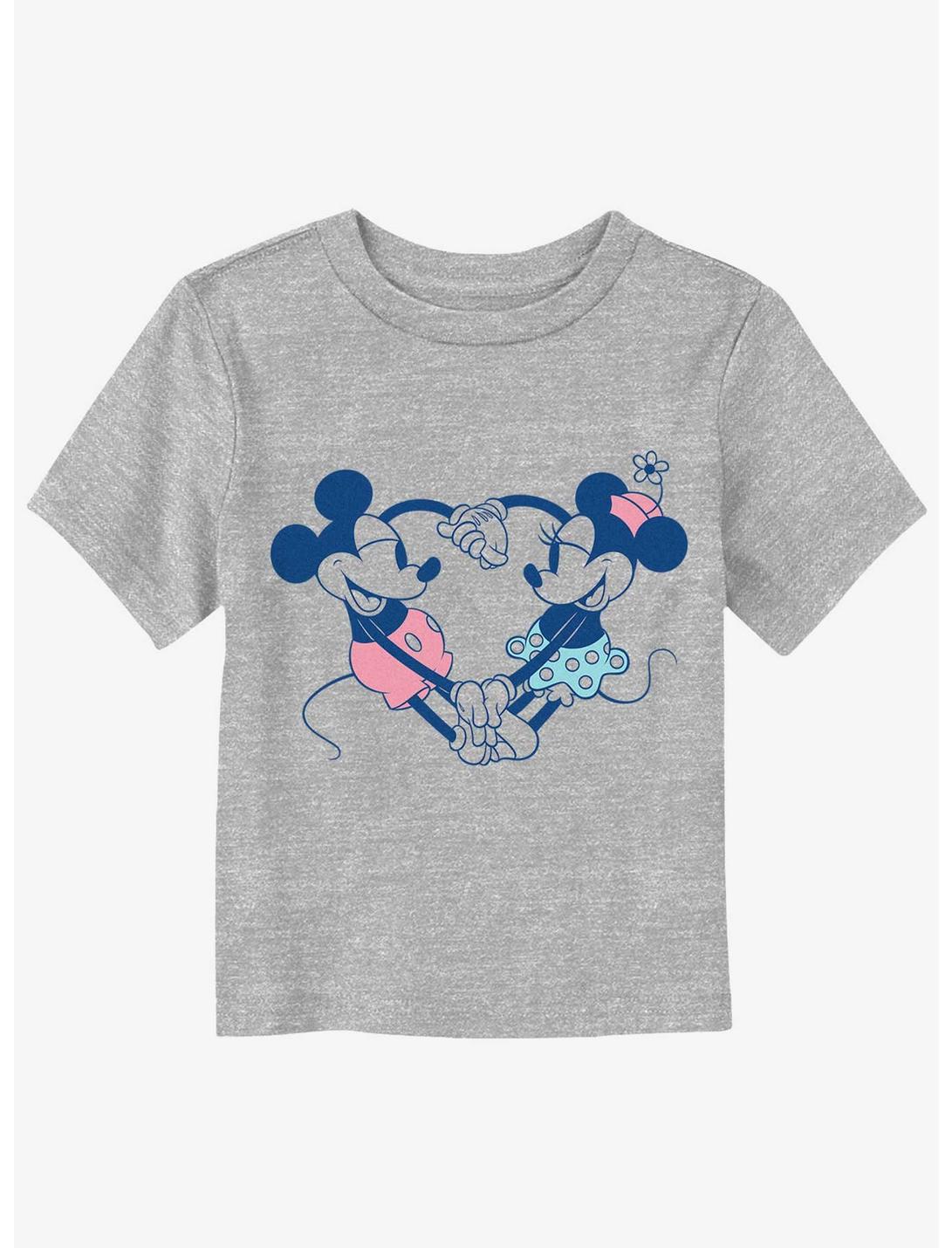 Disney Mickey Mouse Heart Pair Toddler T-Shirt, ATH HTR, hi-res