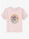 Disney Mickey Mouse Circle Of Friends Toddler T-Shirt, LIGHT PINK, hi-res