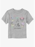 Disney Mickey Mouse Classic Heads Toddler T-Shirt, ATH HTR, hi-res