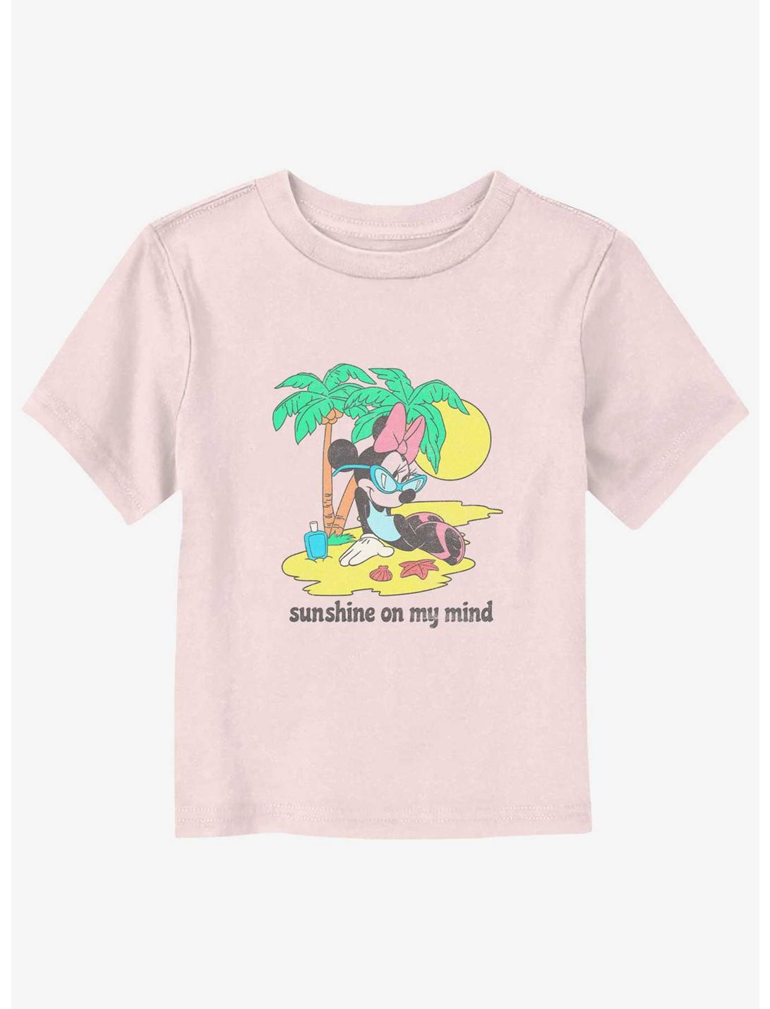 Disney Minnie Mouse Sunshine On My Mind Toddler T-Shirt, LIGHT PINK, hi-res