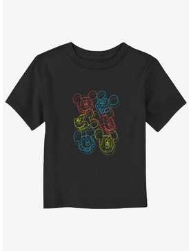 Disney Mickey Mouse Neon Heads Toddler T-Shirt, , hi-res