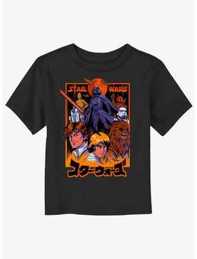 Star Wars Anime Style Characters Toddler T-Shirt, , hi-res