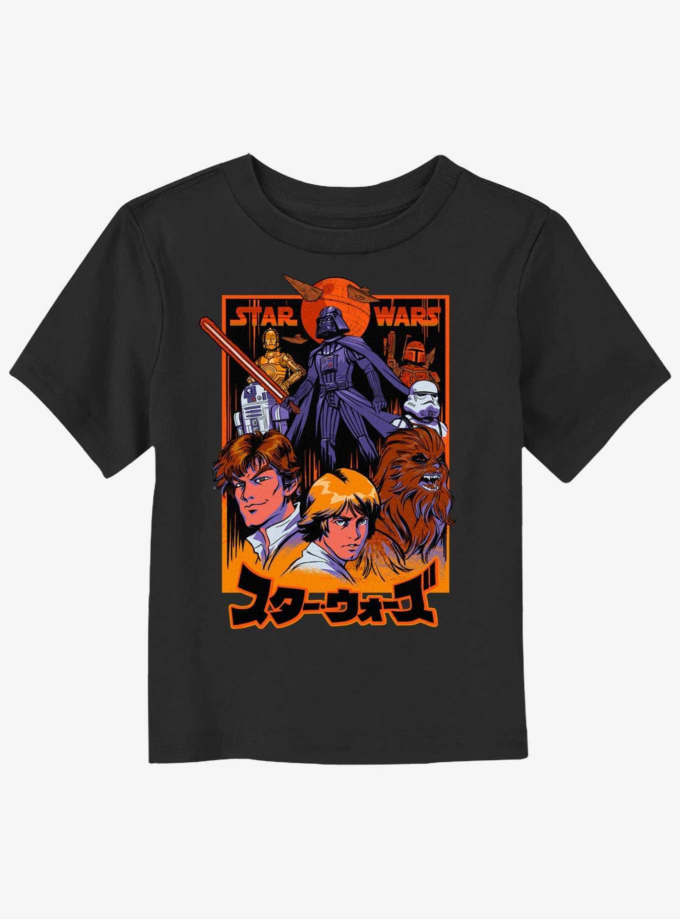 Star Wars Anime Style Characters Toddler T-Shirt, , hi-res