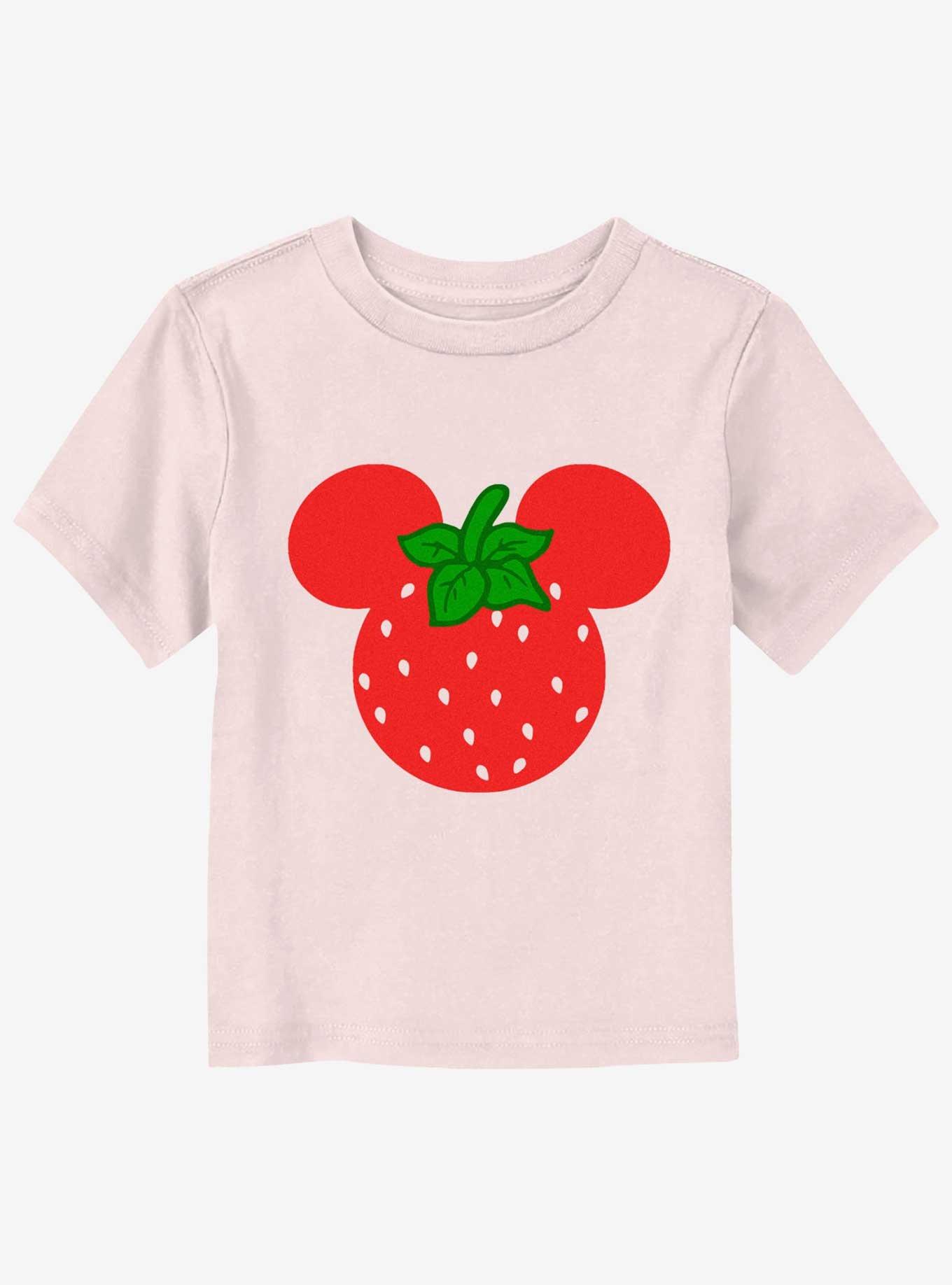 Disney Mickey Mouse Strawberry Ears Toddler T-Shirt, LIGHT PINK, hi-res