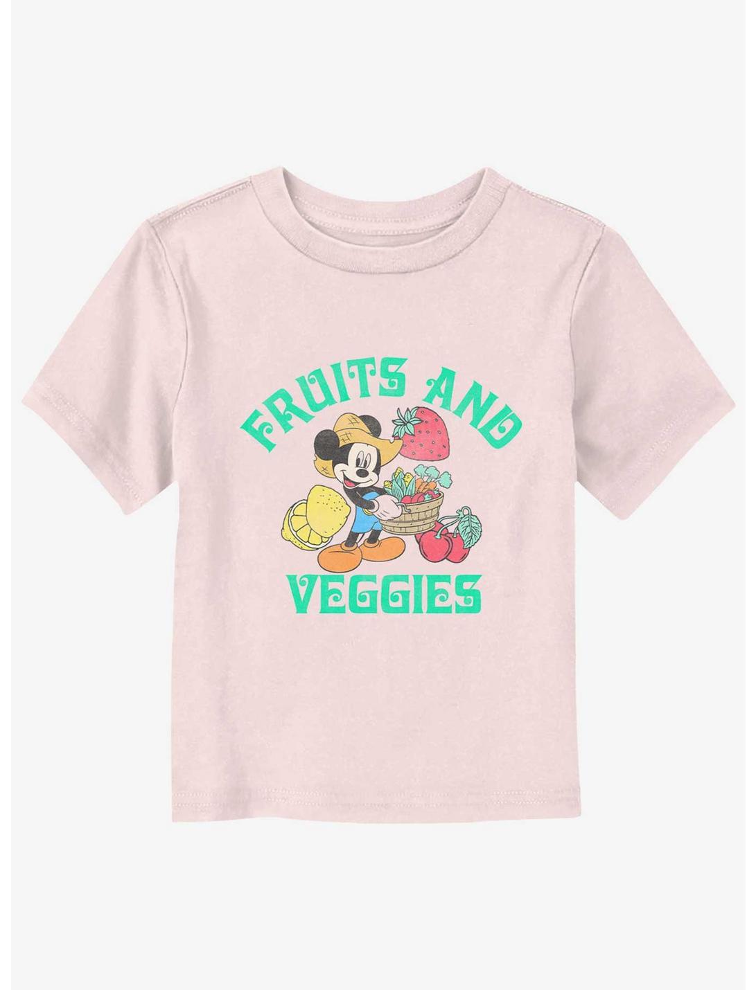 Disney Mickey Mouse Fruits And Veggies Toddler T-Shirt, LIGHT PINK, hi-res