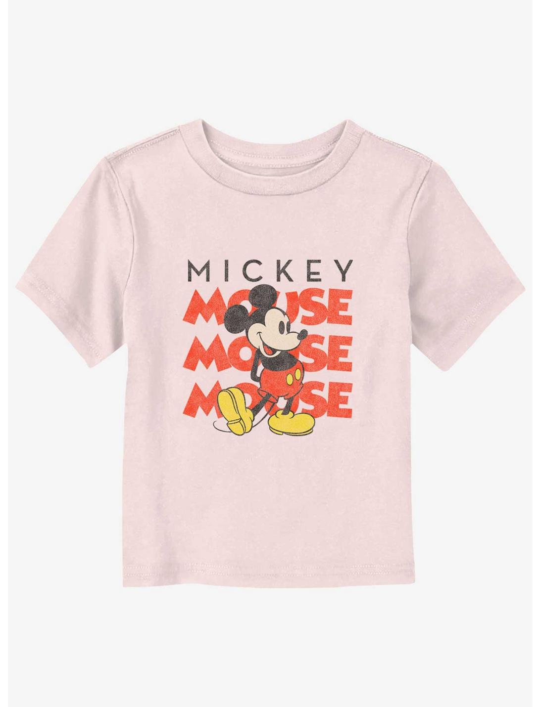 Disney Mickey Mouse Classic Mouse Stack Toddler T-Shirt, LIGHT PINK, hi-res