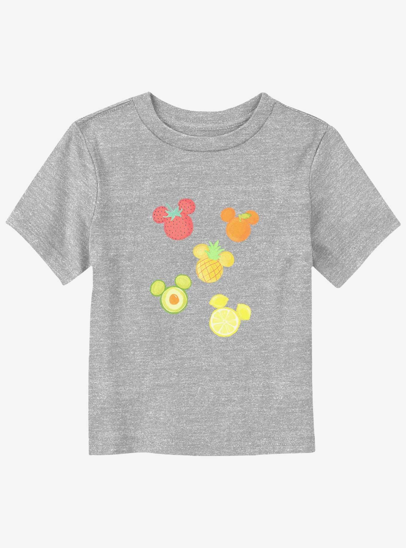 Disney Mickey Mouse Assorted Fruit Toddler T-Shirt, ATH HTR, hi-res