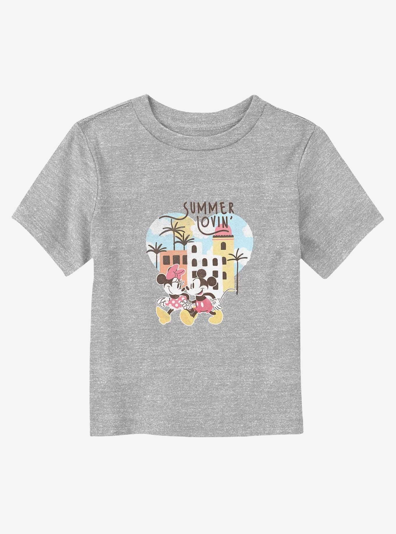 Disney Mickey Mouse & Minnie Mouse Summer Lovin' Toddler T-Shirt, ATH HTR, hi-res