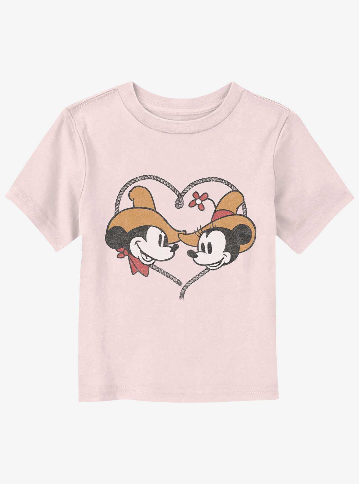 Disney Mickey Mouse & Minnie Mouse Western Sweethearts Toddler T-Shirt, , hi-res