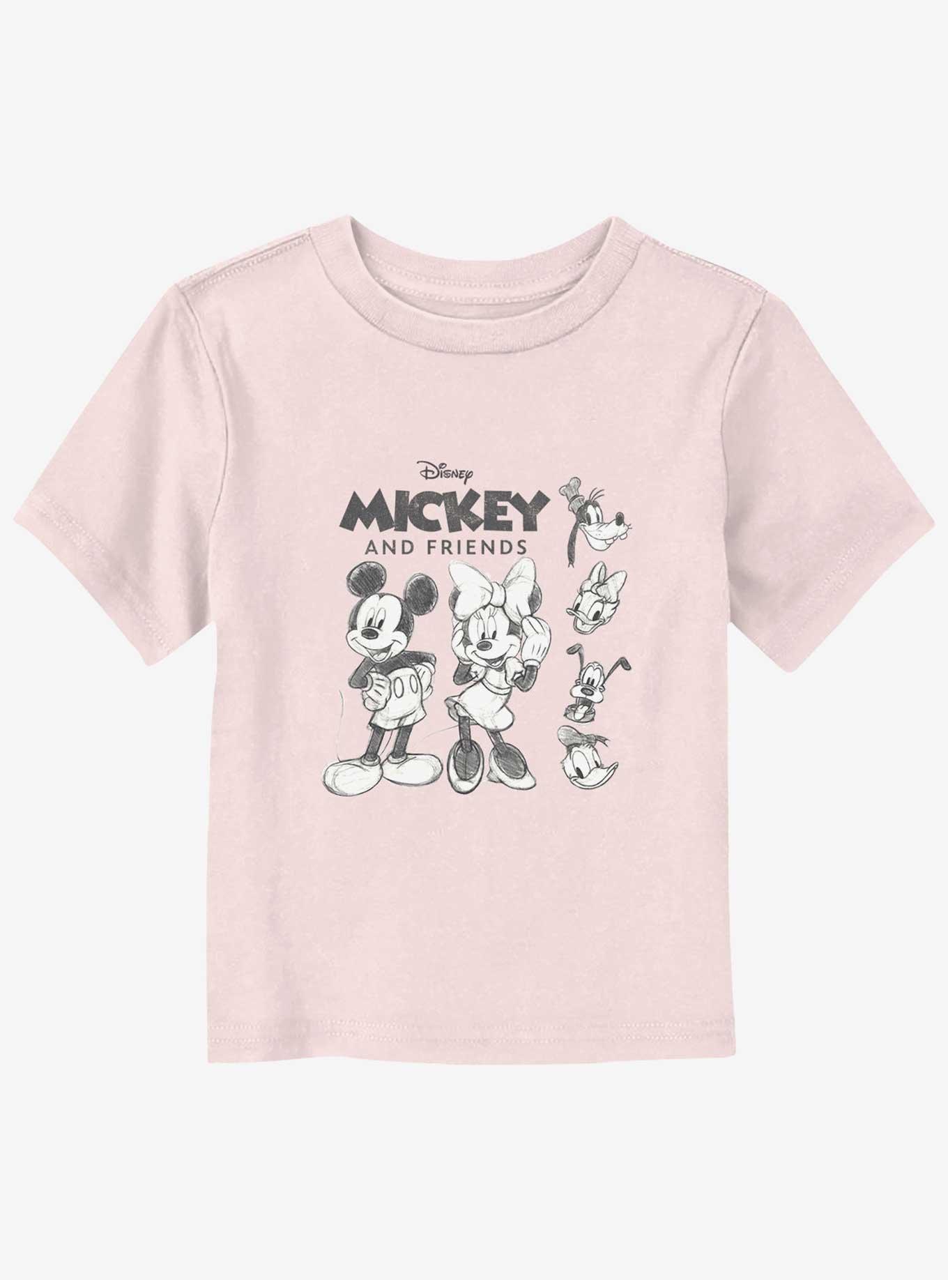 Disney Mickey Mouse & Friends Sketch Toddler T-Shirt, , hi-res