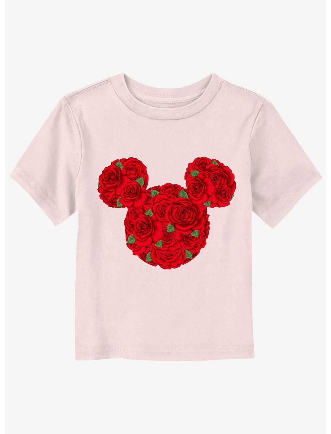 Disney Minnie Mouse Mickey Mouse Roses Toddler T-Shirt, LIGHT PINK, hi-res
