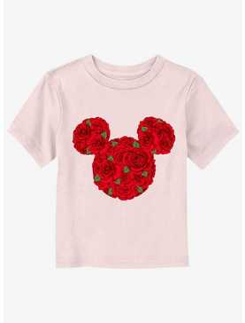 Disney Minnie Mouse Mickey Mouse Roses Toddler T-Shirt, , hi-res