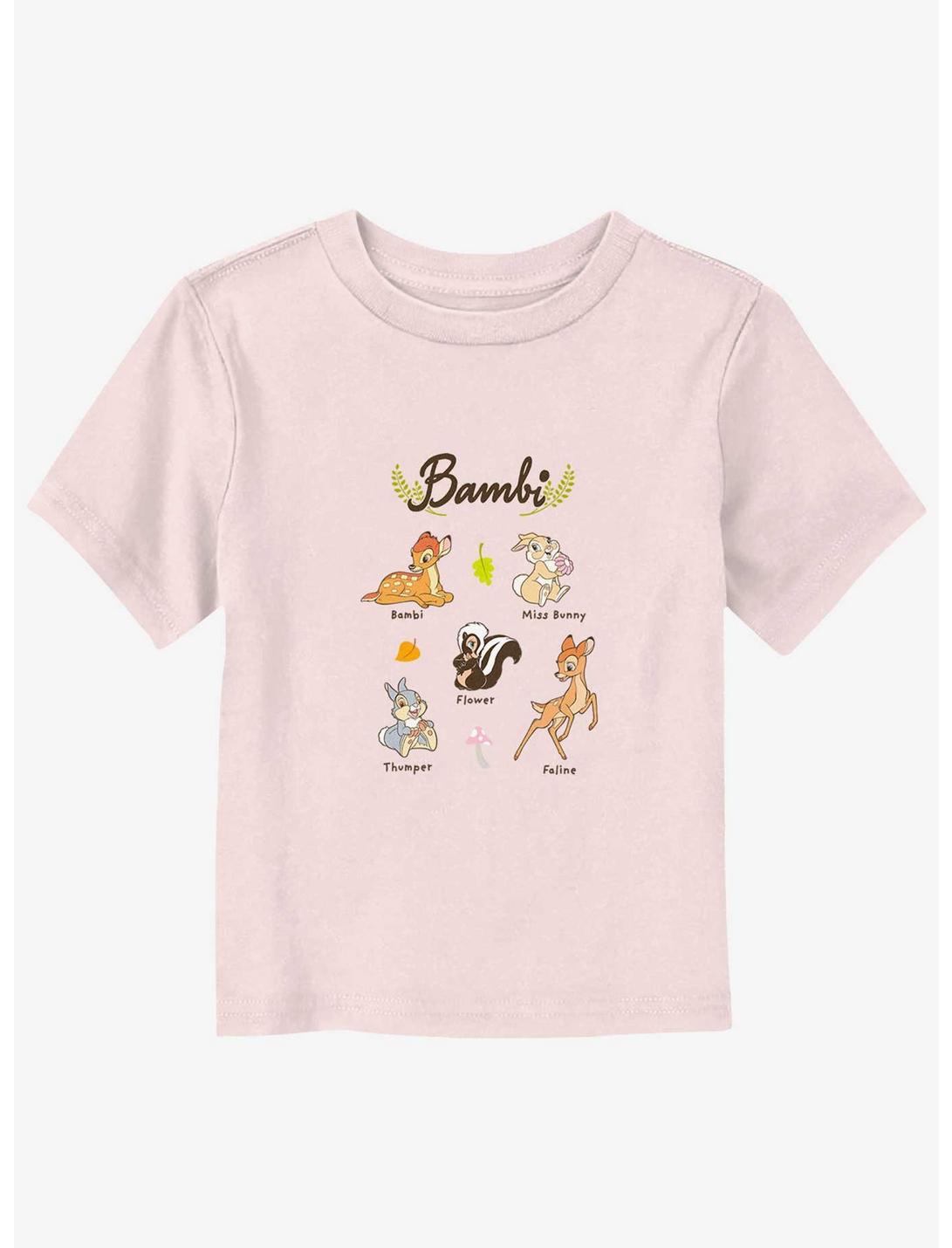 Disney Bambi Textbook Toddler T-Shirt, LIGHT PINK, hi-res