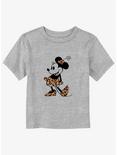 Disney Minnie Mouse Leopard Print Outfit Toddler T-Shirt, ATH HTR, hi-res