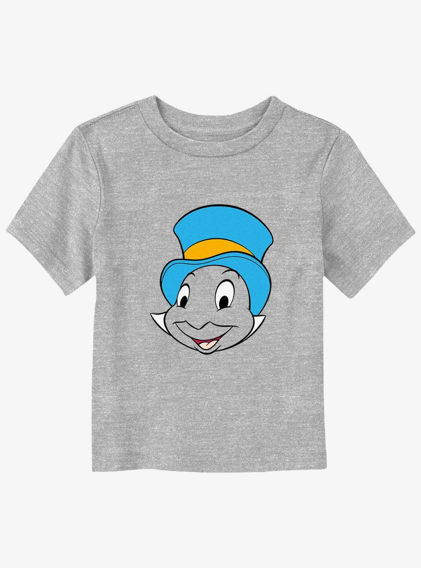 Disney Pinocchio Jiminy Cricket Head Toddler T-Shirt, ATH HTR, hi-res