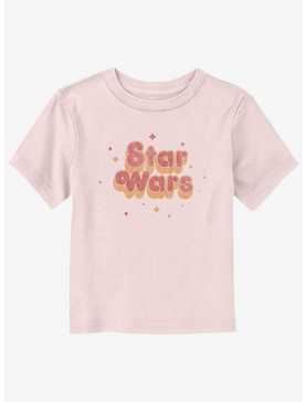 Star Wars Retro 70s Font Logo Toddler T-Shirt, , hi-res