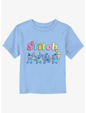 Disney Lilo & Stitch Colorful Stitches Toddler T-Shirt, , hi-res
