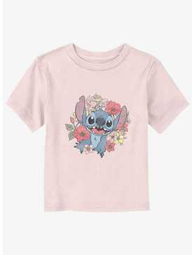 Disney Lilo & Stitch Floral Stitch Toddler T-Shirt, , hi-res