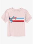 Disney Lilo & Stitch Flag Toddler T-Shirt, LIGHT PINK, hi-res