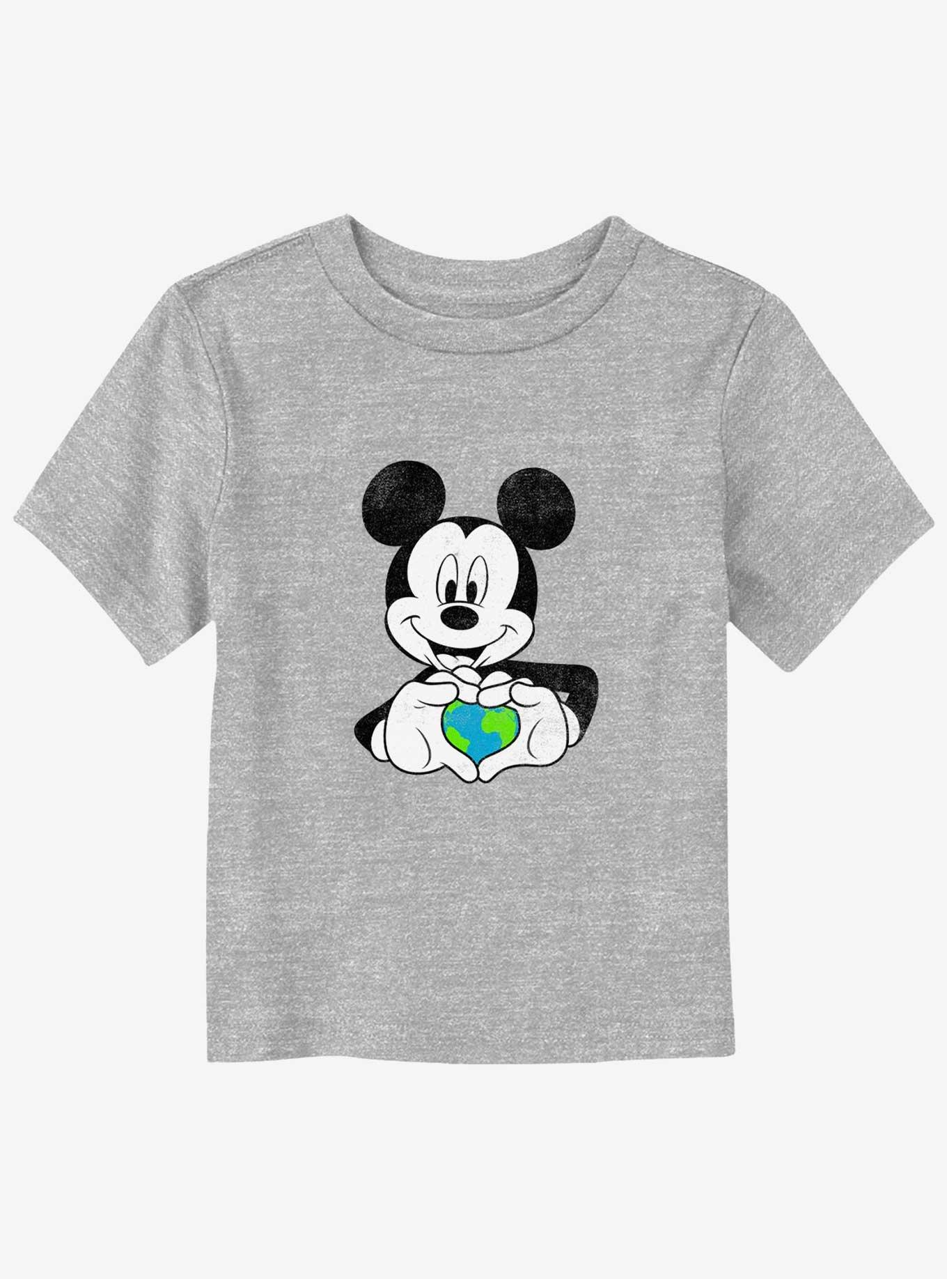 Disney Mickey Mouse Earth Heart Toddler T-Shirt 21$