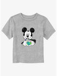 Disney Mickey Mouse Earth Heart Toddler T-Shirt, ATH HTR, hi-res