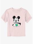 Disney Mickey Mouse Earth Heart Toddler T-Shirt, LIGHT PINK, hi-res