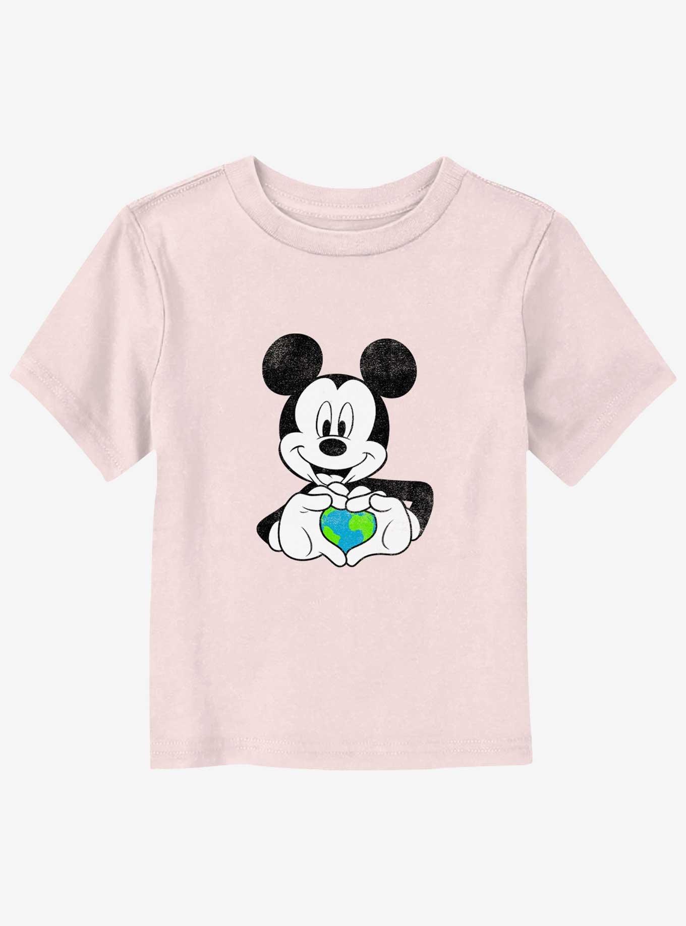 Disney Mickey Mouse Earth Heart Toddler T-Shirt, , hi-res