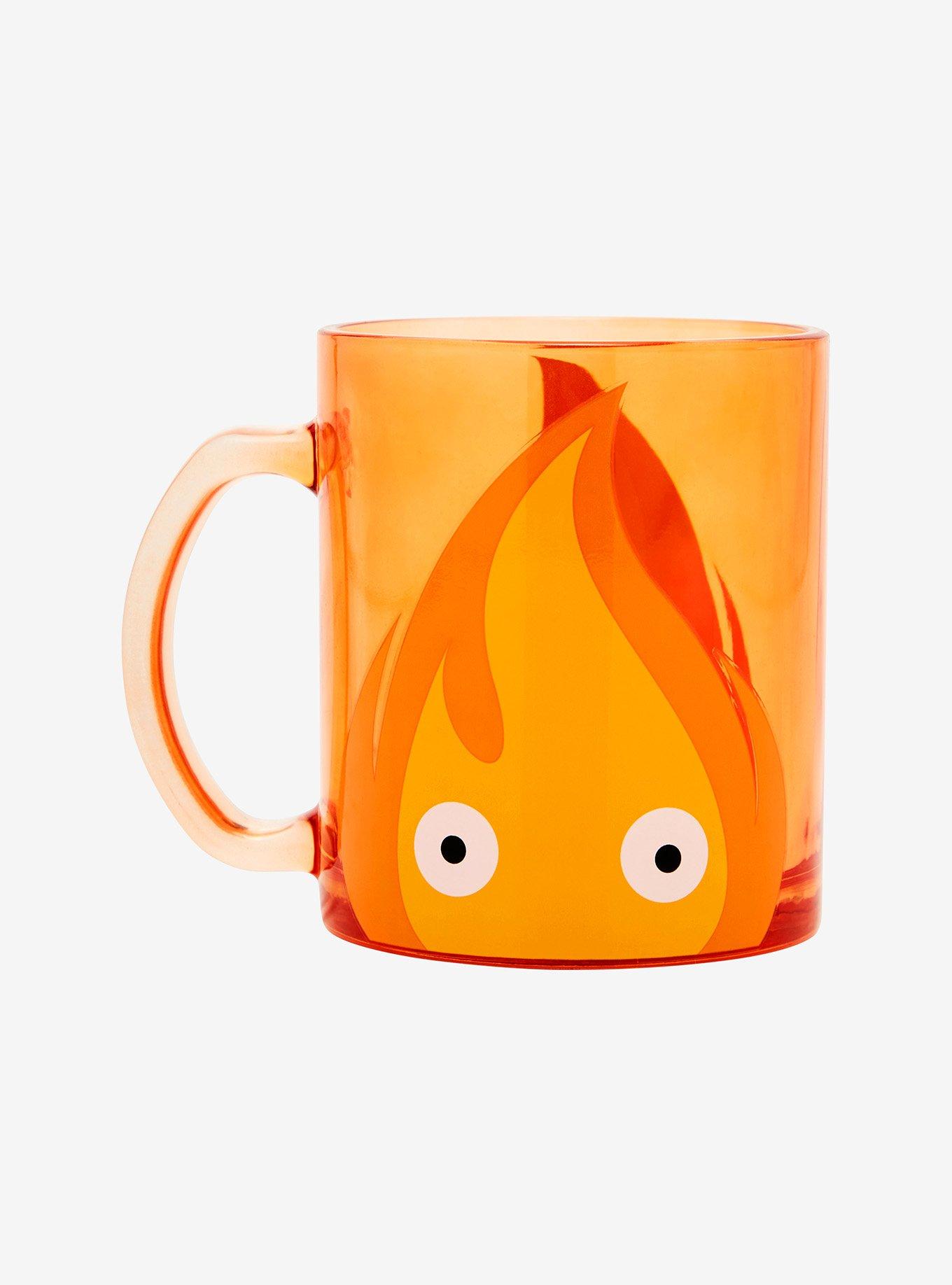 Studio Ghibli Howl's Moving Castle Calcifer Orange Glass Mug — BoxLunch Exclusive