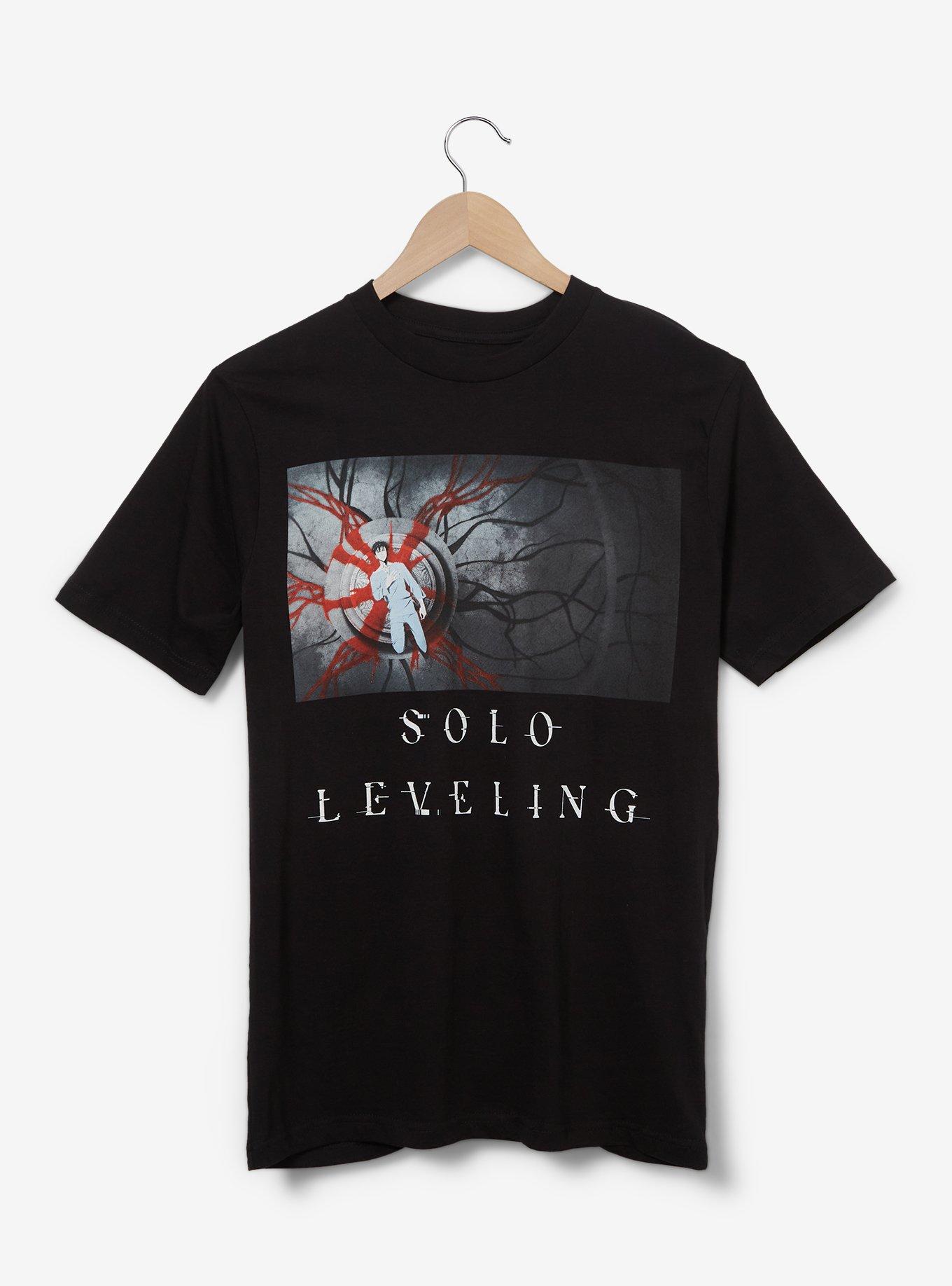 Solo Leveling Panel T-Shirt - BoxLunch Exclusive, BLACK, hi-res