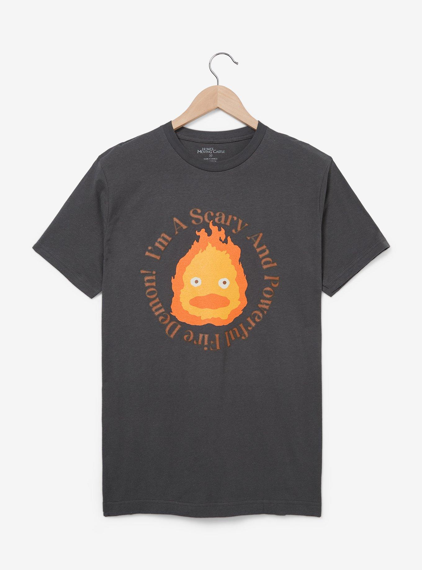 Studio Ghibli Howl's Moving Castle Calcifer Portrait T-Shirt - BoxLunch Exclusive