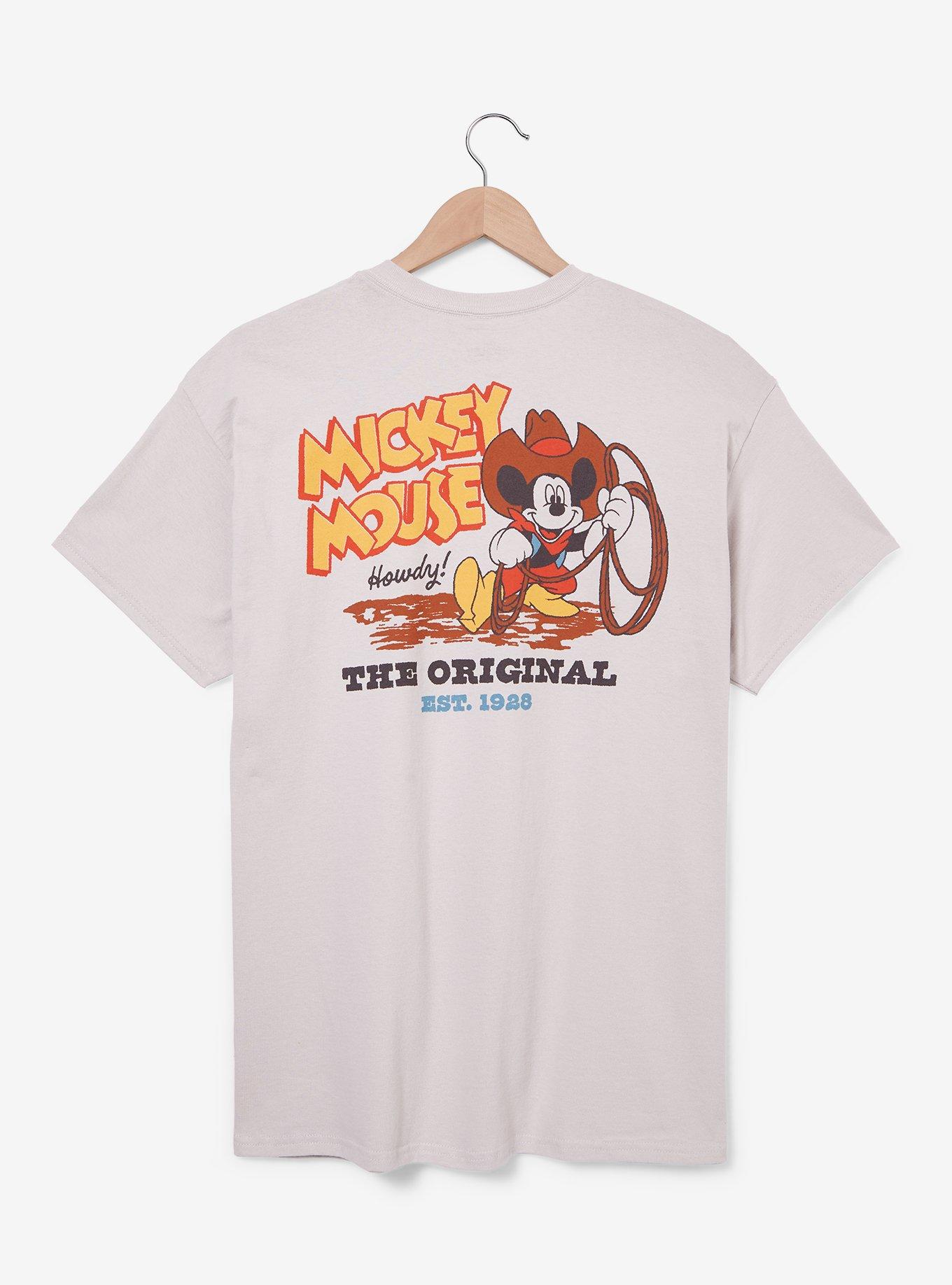 Disney Mickey Mouse Cowboy Portrait T-Shirt - BoxLunch Exclusive, , hi-res