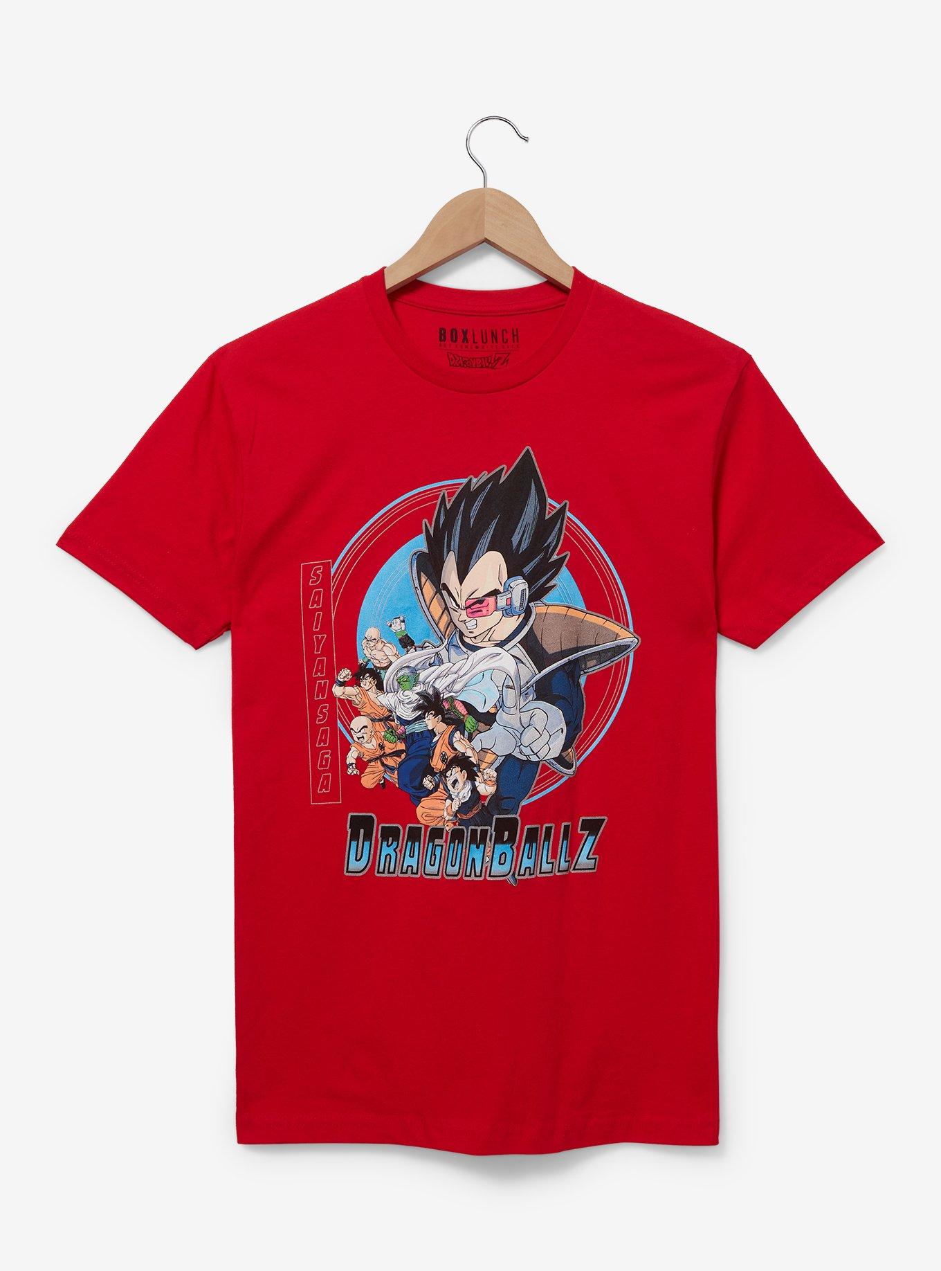 Dragon Ball Z Vegeta Retro T-Shirt — BoxLunch Exclusive, RED, hi-res