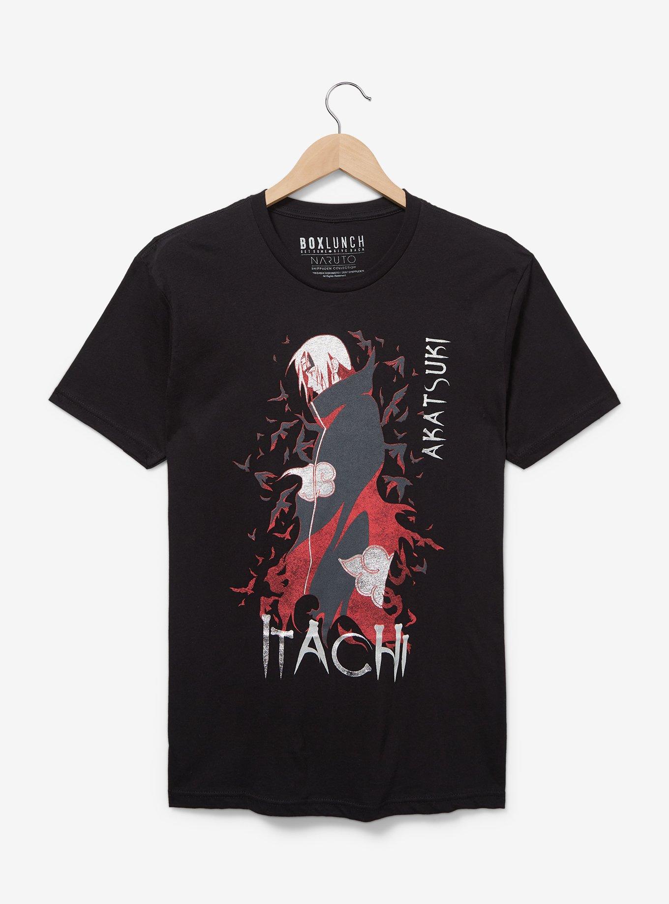 Naruto Shippuden Itachi Uchiha Portrait TShirt BoxLunch Exclusive
