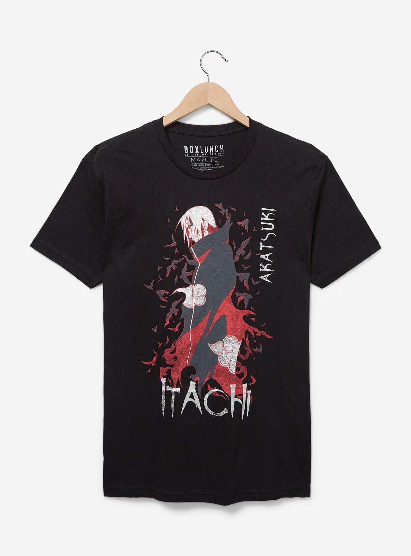 Naruto Shippuden Itachi Uchiha Portrait T-Shirt - BoxLunch Exclusive, , hi-res