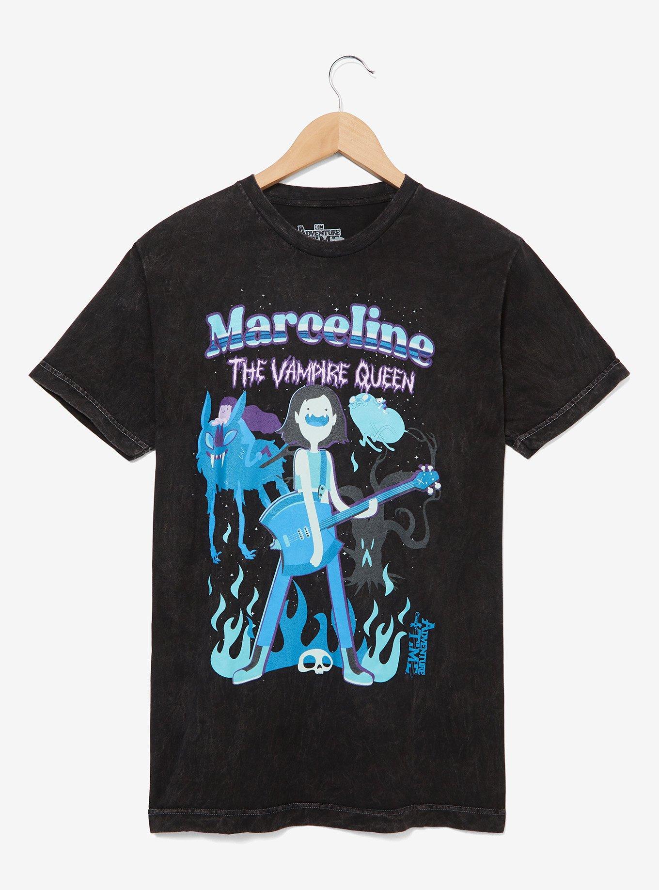 Adventure Time Marceline Tonal Portrait T-Shirt - BoxLunch Exclusive, BLACK, hi-res