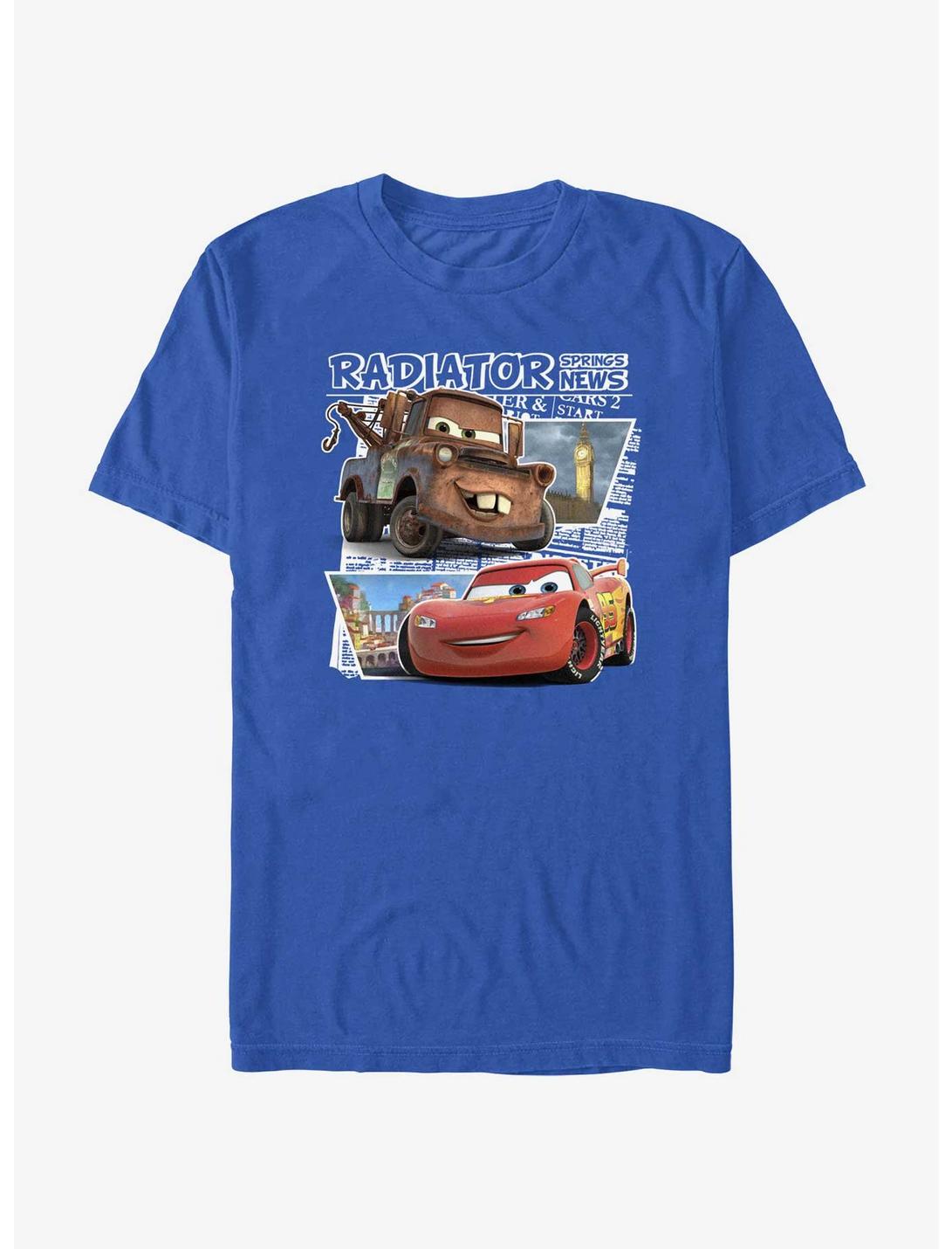 Disney Pixar Cars Radiator Daily T-Shirt, ROYAL, hi-res