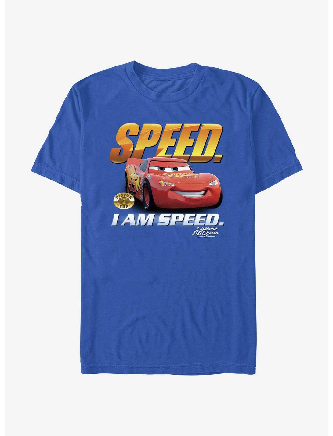 Disney Pixar Cars Speedy McQueen T-Shirt, ROYAL, hi-res