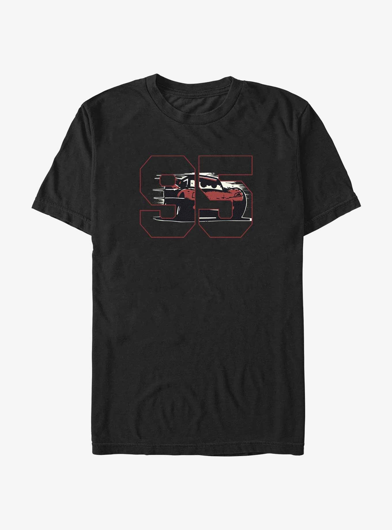 Disney Pixar Cars 95 Speed McQueen T-Shirt, BLACK, hi-res