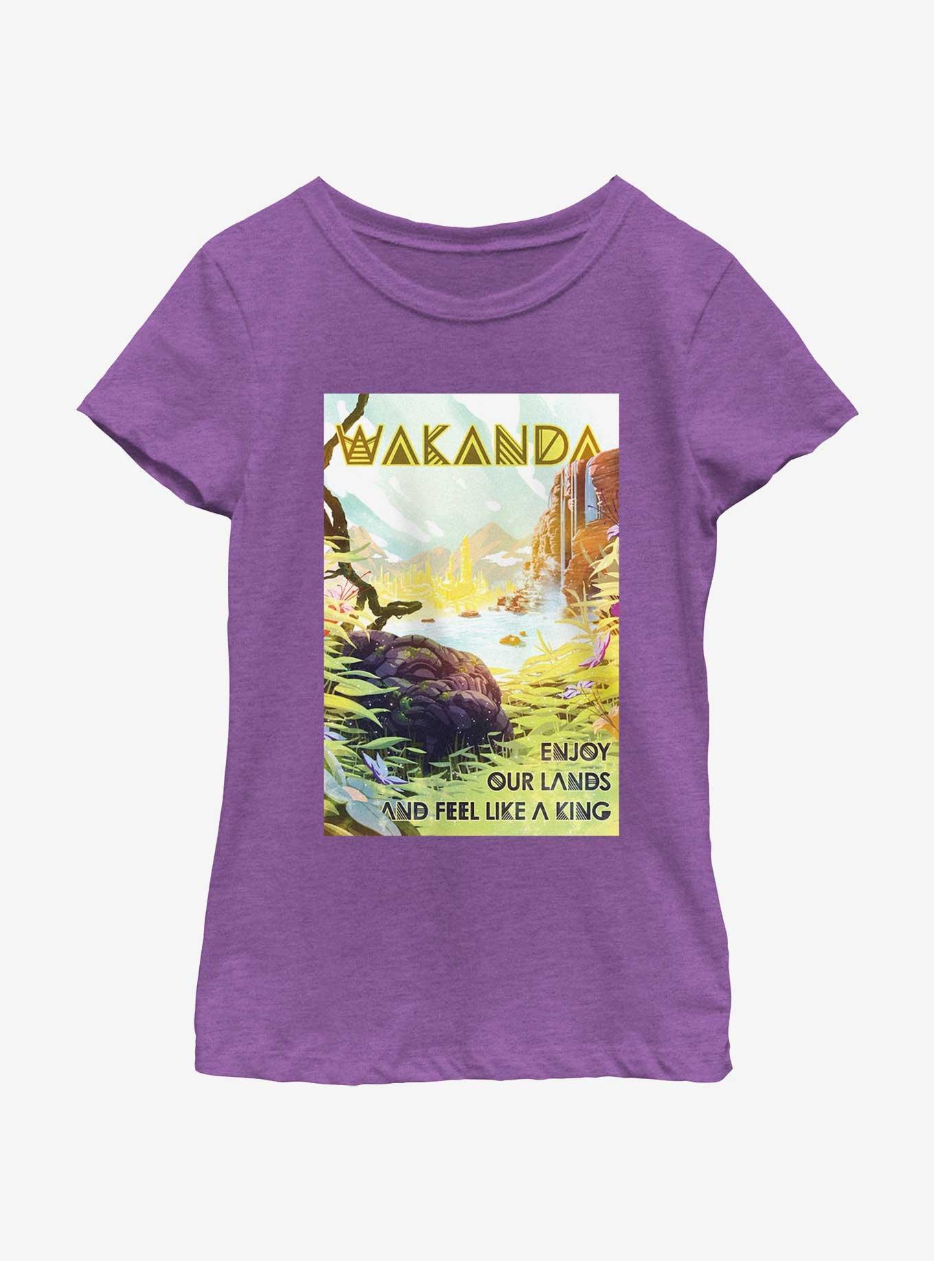 Marvel Avengers Wakanda Quote Youth Girls T-Shirt, , hi-res