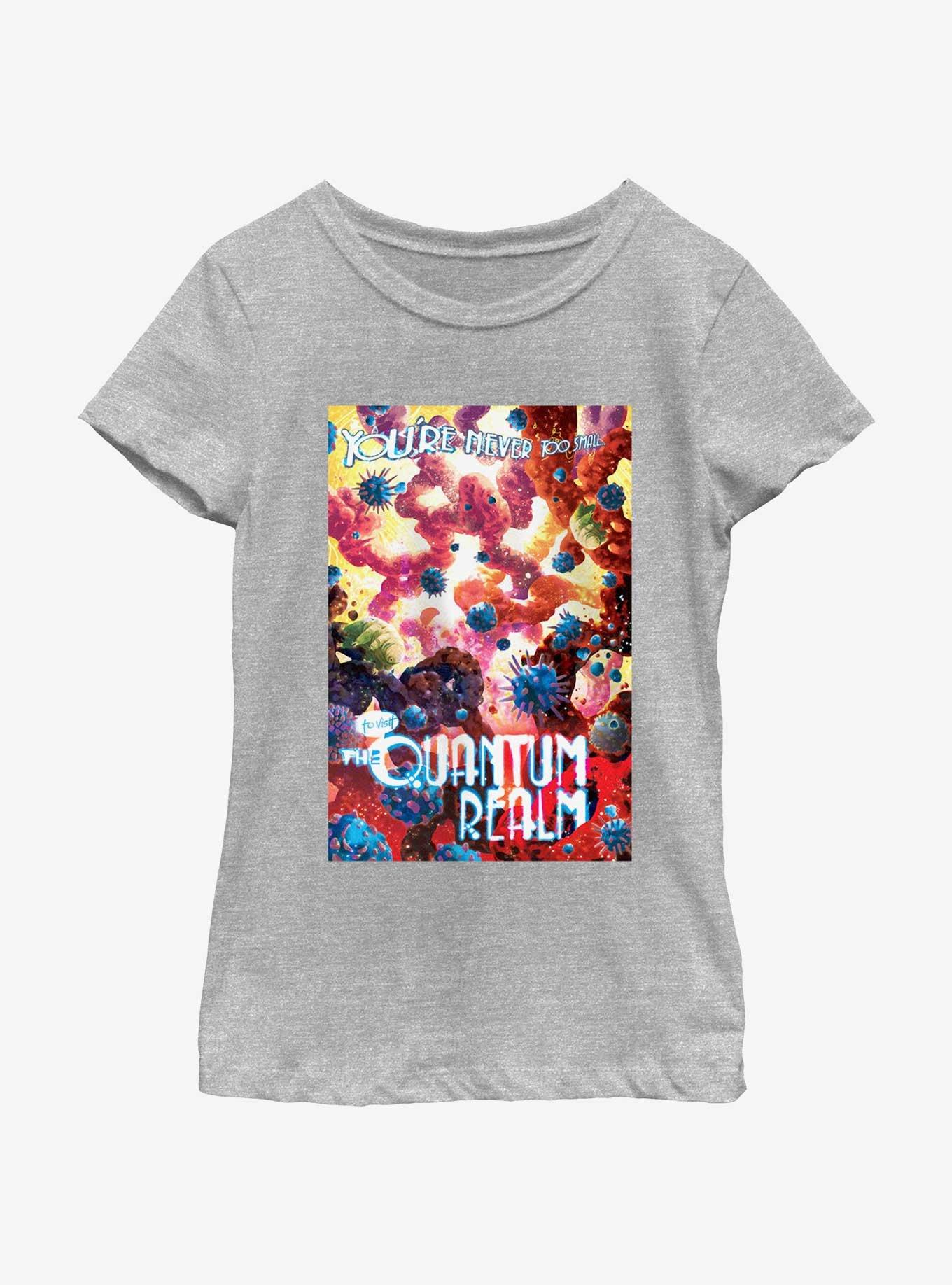 Marvel Avengers Visit The Quantum Realm Youth Girls T-Shirt, ATH HTR, hi-res
