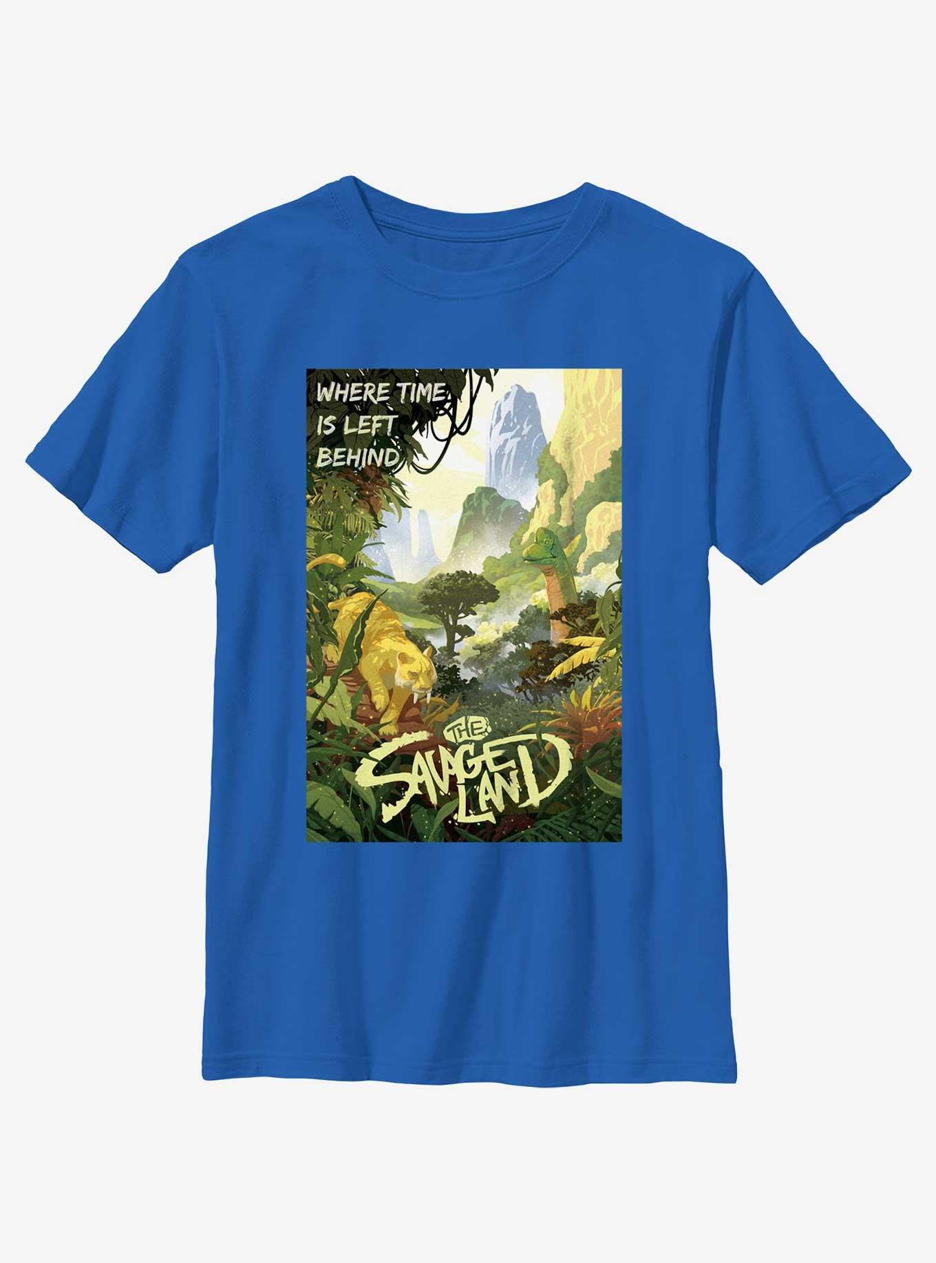 Marvel Avengers The Savageland Quote Youth T-Shirt, ROYAL, hi-res