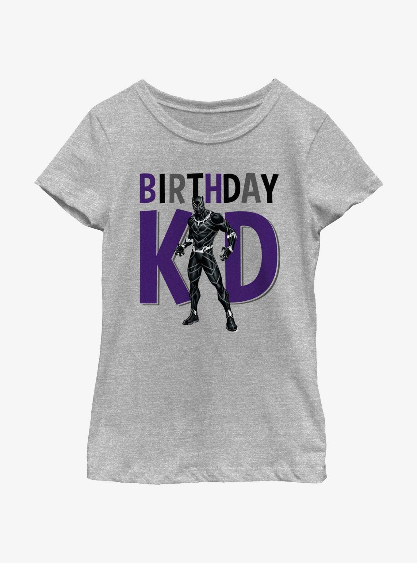 Marvel Avengers Birthday Kid Black Panther Youth Girls T-Shirt, , hi-res