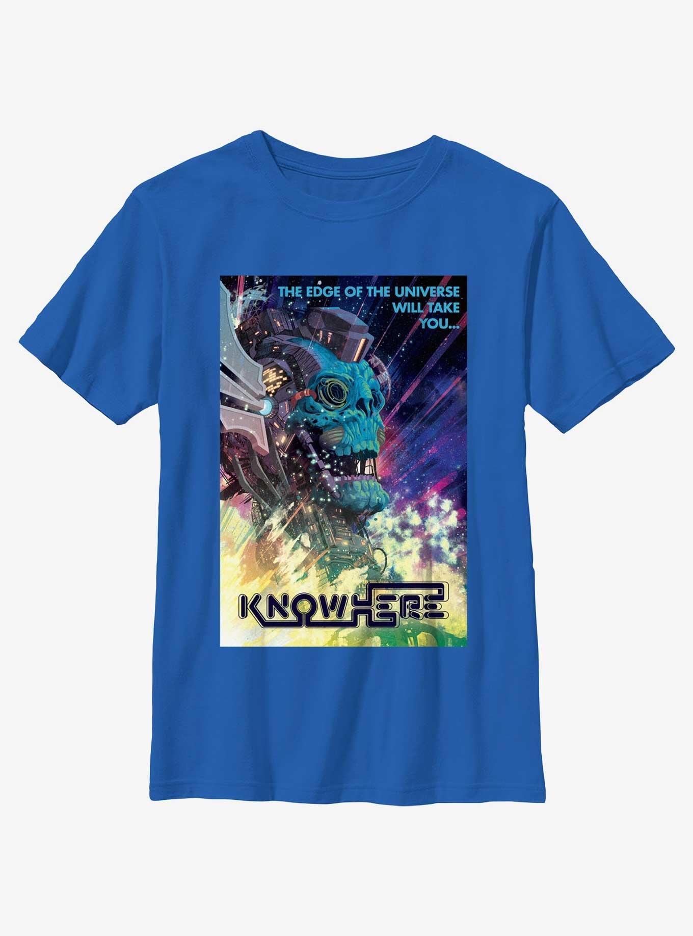 Marvel Avengers Knowhere Quote Youth T-Shirt, ROYAL, hi-res