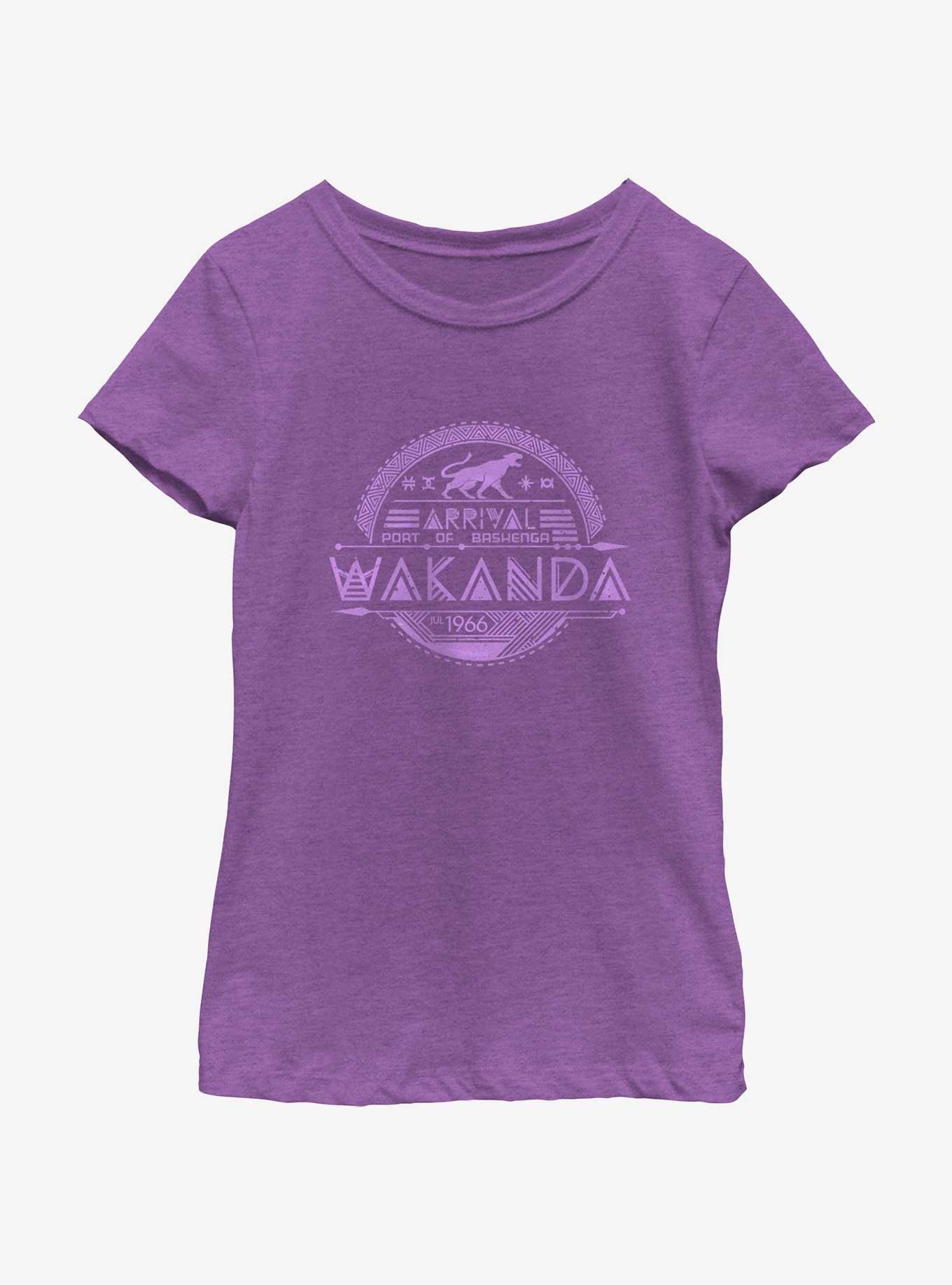 Marvel Avengers Port Of Bashenga Wakanda Youth Girls T-Shirt, , hi-res