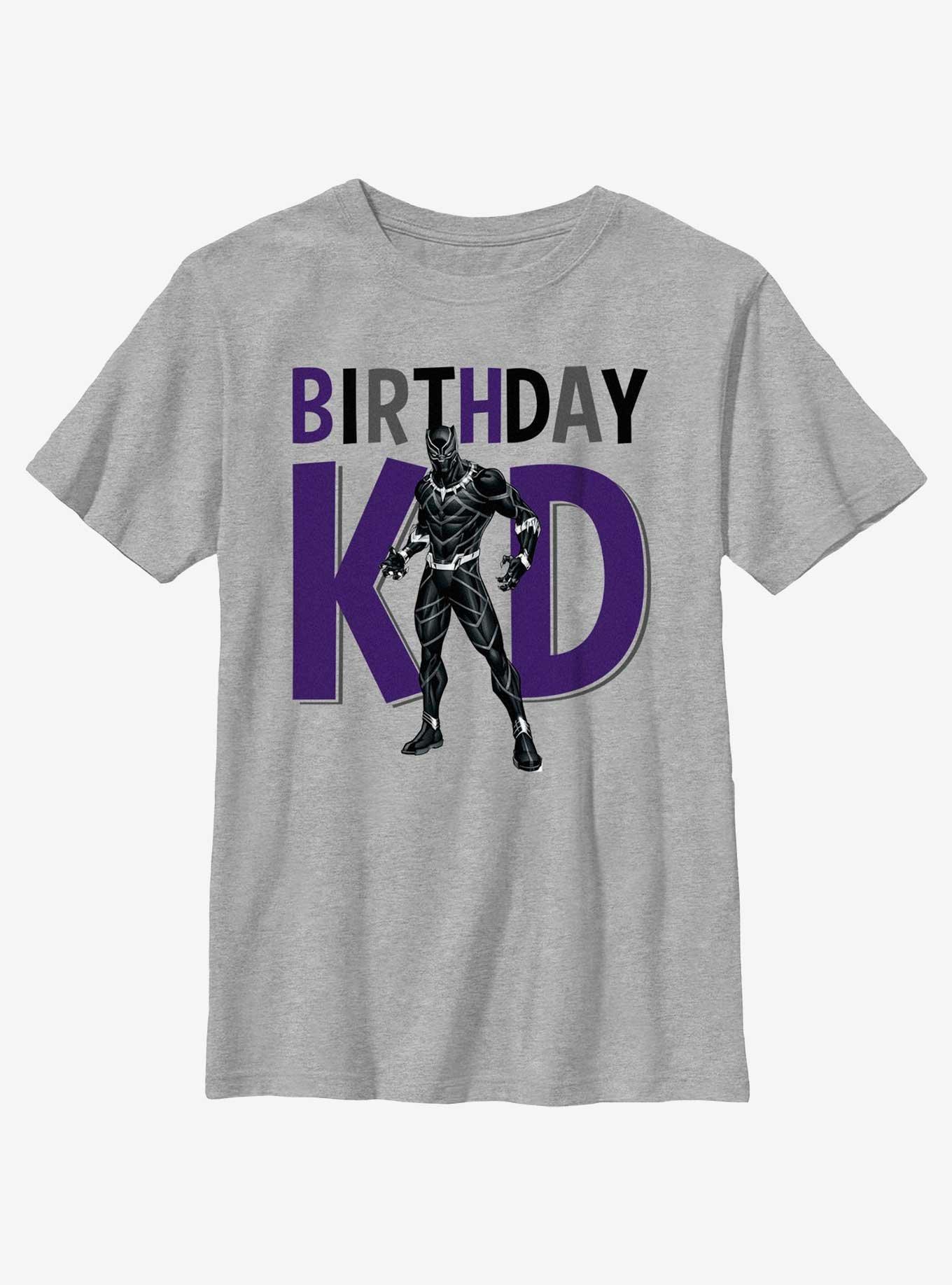 Marvel Avengers Birthday Kid Black Panther Youth T-Shirt