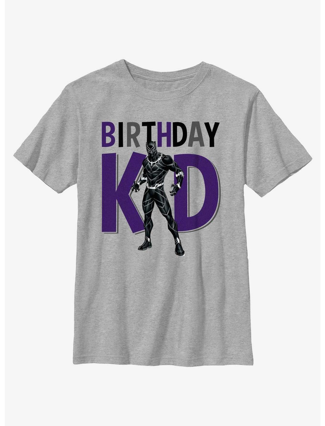 Marvel Avengers Birthday Kid Black Panther Youth T-Shirt, ATH HTR, hi-res